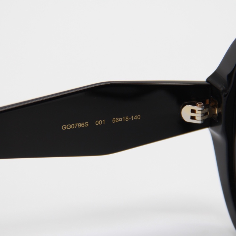 NEW GUCCI GG0796S 001 NEW WOMEN’S OVERSIZED SUNGLASSES GUCCI - Picture 12 of 14